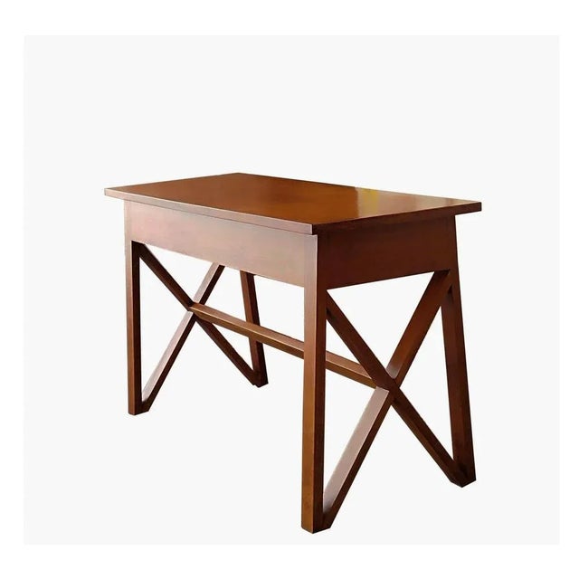 1960s Wooden Console Table with Lifting Top, Italy 1960s For Sale - Image 5 of 8