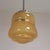 Art Deco Pendant Lamp with Beige Glass Shade, 1930s For Sale - Image 6 of 13