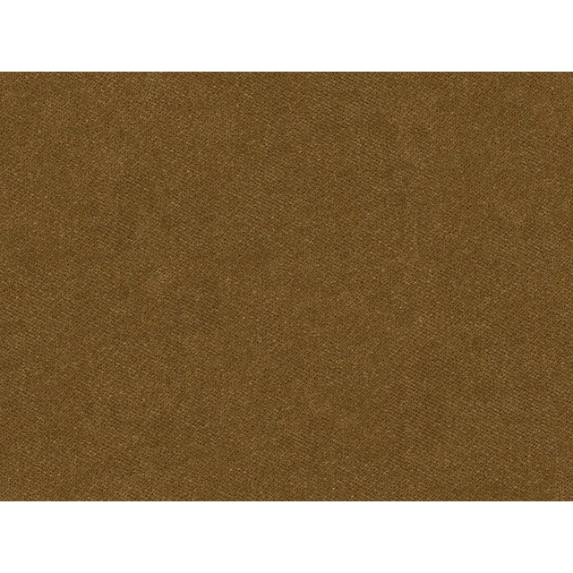 Greta Left-Facing Sectional, Camel Velvet Swatch For Sale