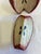 1980s Signed Chris Colby Carved Wood Apple Sculpture, Maine Folk Art For Sale - Image 5 of 10
