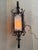 Early 20th century vintage Gothic/Spanish revival exterior wall scone. This came from an old Hollywood style Spanish home....