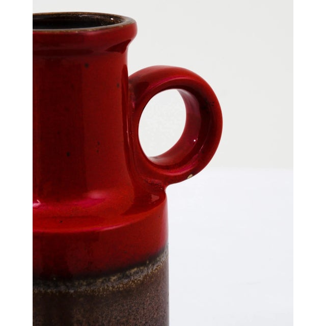 1960s Mid-Century Modern W. Germany Ceramic Vase For Sale - Image 9 of 10