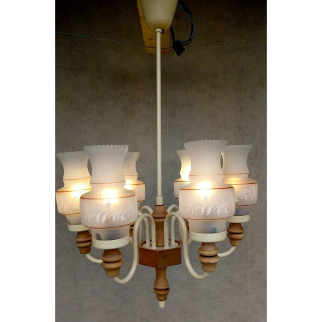 Vintage Chandelier, 1970s For Sale - Image 3 of 11