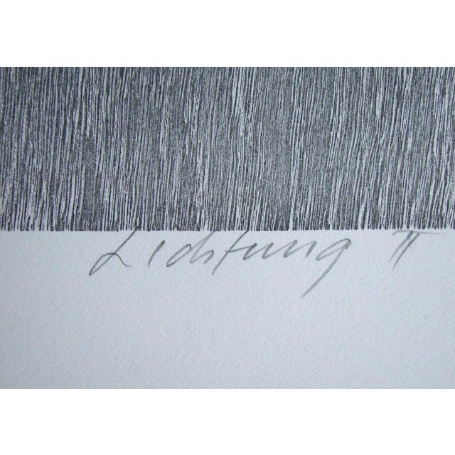 Franz Eggenschwiler, Lichtung II, 1992, Original Woodcut For Sale - Image 8 of 15