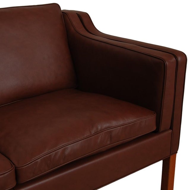 Model 2213 3-Seater Sofa in Bison Leather For Sale - Image 11 of 17