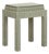 Kora Green Cotton Jute Stool For Sale