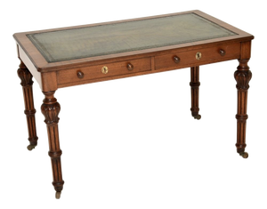 Antique William IV Walnut Desk, 1830s