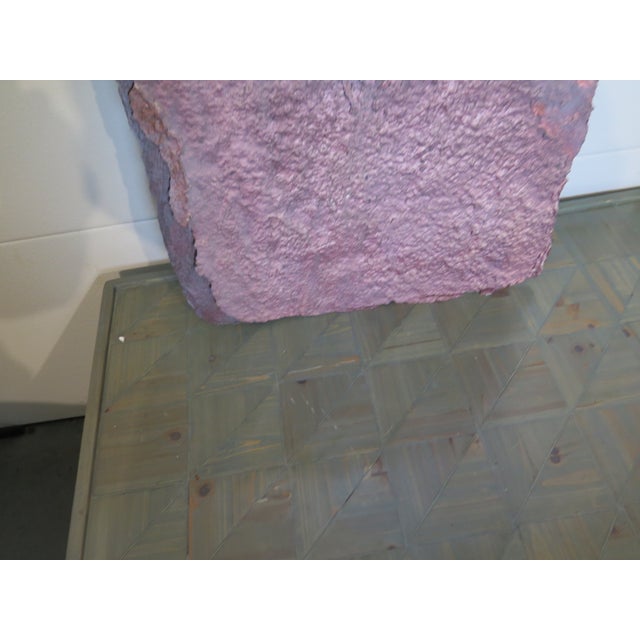 Spanish A Terrestrial Crack in the Earth Done in Pa-Pier Ma-Che' in the Manner of Eduardo Chillida For Sale - Image 3 of 5