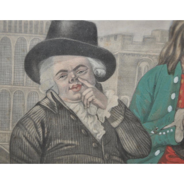 Paper 18th Century Mezzotint Engraving For Sale - Image 7 of 10