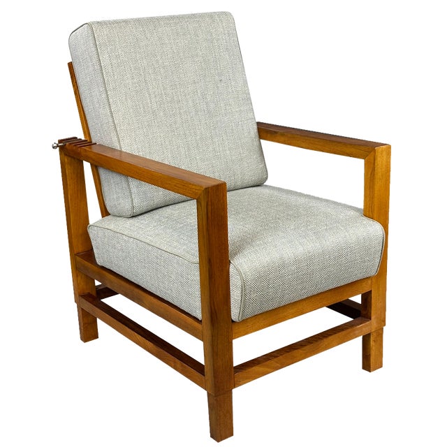 Vintage Art Deco Armchair, 1940s For Sale