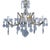 1980s Restored Italian Style Crystal Chandelier For Sale