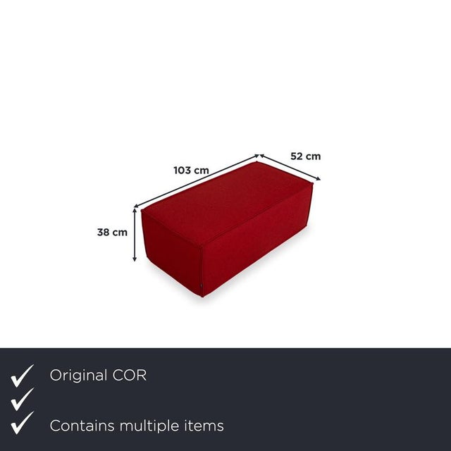 Modern Trio Corner Sofa and Ottomans from Cor, Set of 4 For Sale - Image 3 of 18