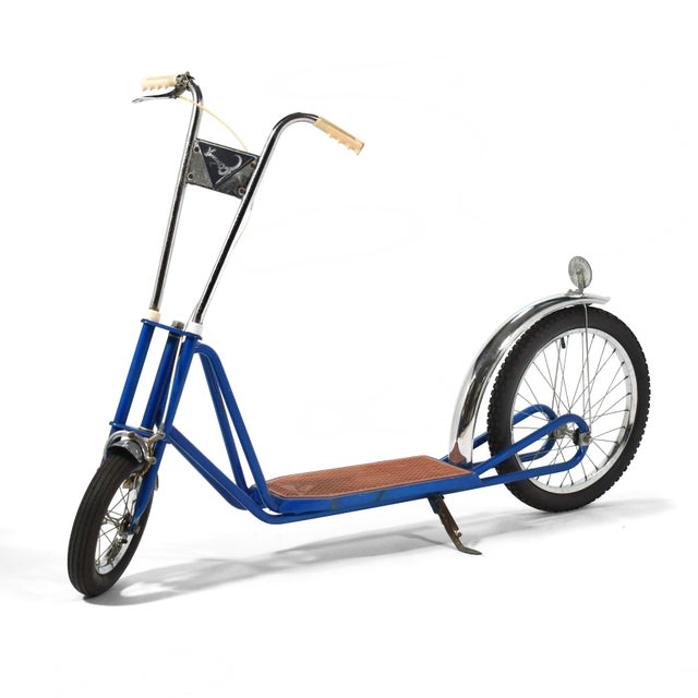 Vintage Kangaroo Scooter Blue 1969 For Sale - Image 4 of 10