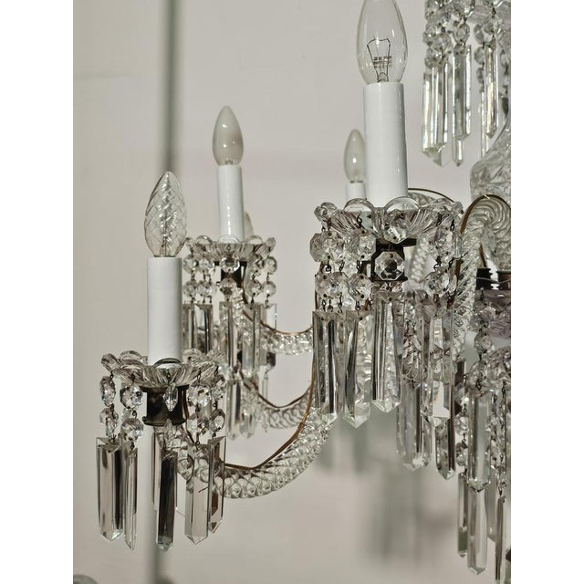 Crystal Chandelier from Baccarat, 1940s For Sale - Image 18 of 18