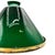 1920s Art Deco Banker/Poker Hanging Ceiling Light W/ 9" Brass Rim Green Glass Shade For Sale - Image 11 of 12