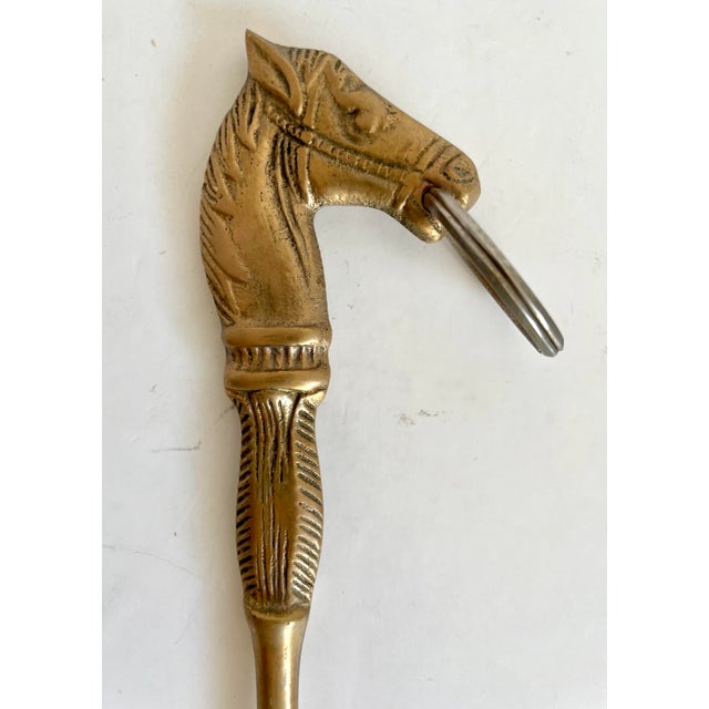 Vintage Brass Horse Head Shoe Horn Chairish