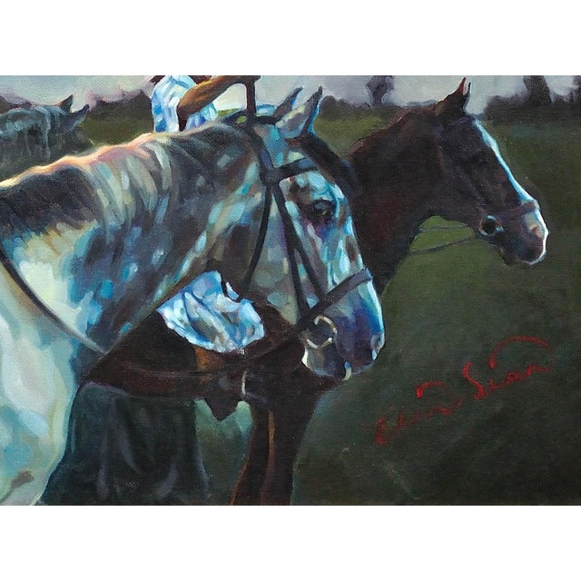 Elin Sian Blake, The Hosts of Rebecca after Alexander Cordell, 21st Century, Oil on Canvas For Sale - Image 9 of 18