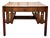 Arts & Crafts Period Tiger Oak Library Desk For Sale