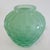 Daum Daum France Crystal "Pate De Crystal," Celadon Green Geometric Raised Relief "Rhythmns," Vase/Vessel For Sale - Image 4 of 18