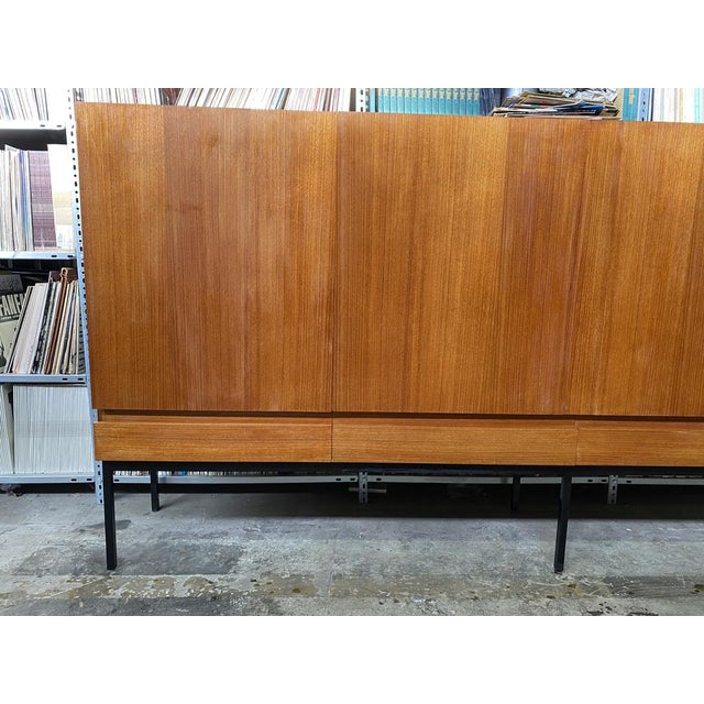 Mid-Century Model B60 Highboard in Teak by Dieter Waeckerlin for Behr For Sale - Image 11 of 18