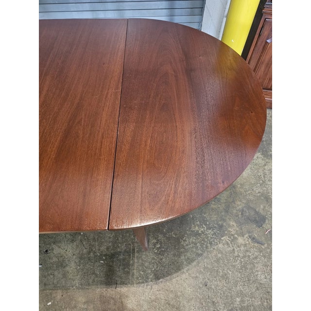 Kittinger Williamsburg Mahogany Three Part Extendable Banquet Dining Room Table For Sale - Image 10 of 15