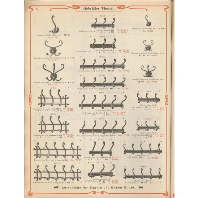 Wood Wall Rack from Thonet, 1890s For Sale - Image 7 of 8