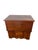 Farmhouse Primitive Pine Farmhouse Drysink Cabinet With Green-Lined Lift Top For Sale - Image 3 of 14