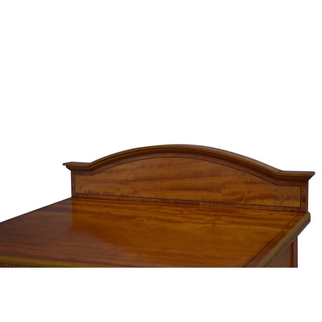 Edwardian Bedside Cabinet in Satinwood For Sale - Image 5 of 11