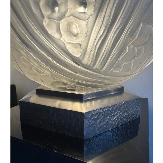 Art Deco Bronze Ball Lamps from Hettier & Vincent Turban, 1930s, Set of 2 For Sale - Image 14 of 18