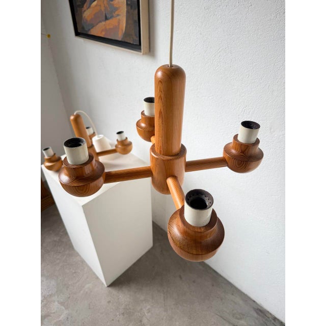 Pine Pendant Lights from Ikea, 1980s, Set of 2 For Sale - Image 13 of 18