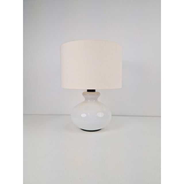Vintage Glass Table Lamp from Dijkstra, 1960s For Sale - Image 10 of 11