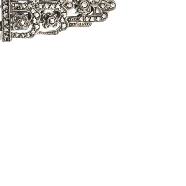 Art Deco Silver Brooch For Sale - Image 5 of 6