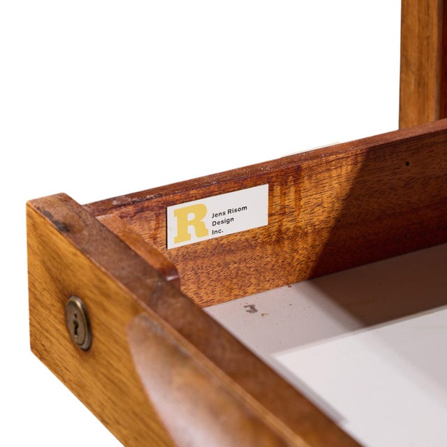 Jens Risom Mid Century Walnut Executive Desk For Sale - Image 13 of 13