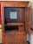 1980s 1980s Henredon French Provincial Carved Wood Illuminated Armoire Brand For Sale - Image 5 of 11