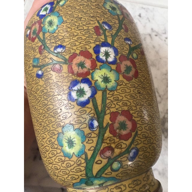Stunning Antique, Chinese enamel and Copper vase.