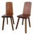 Brutalist Oak Chairs, 1950s, Set of 2 For Sale