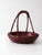 Late 20th Century Vintage Hand-Woven Bamboo Basket With Wrapped Handle For Sale - Image 5 of 12