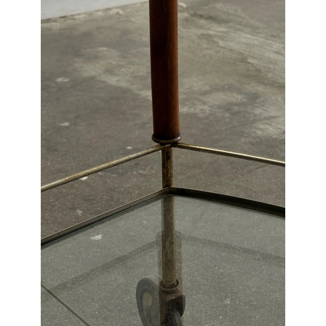 Mid-Century Modern 1960s Atomic Bar Cart For Sale - Image 3 of 10