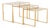 Vintage Brass Nesting Tables, Italy, 1970s, Set of 3 For Sale