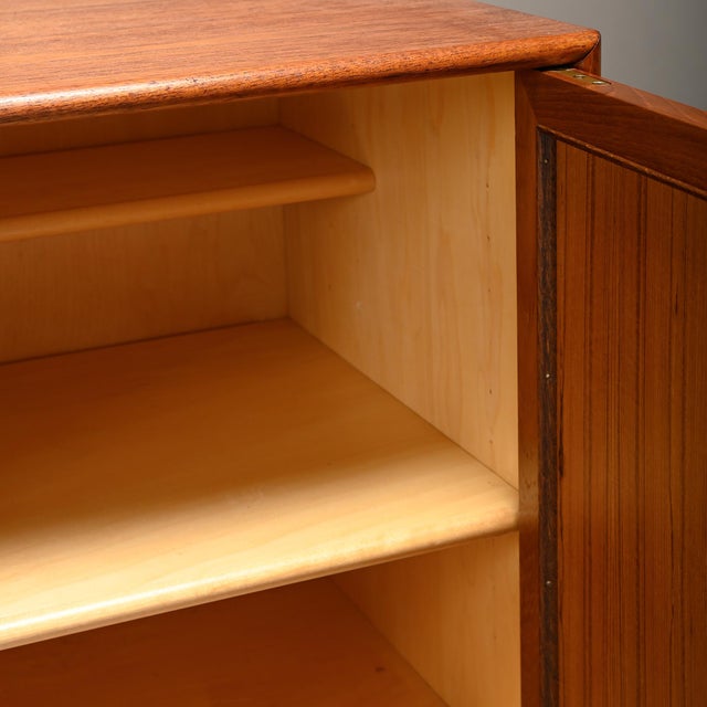 Vintage Sideboard in Teak and Rattan by Alf Svensson for Bjästa Möbelfabrik, 1960s For Sale - Image 16 of 18