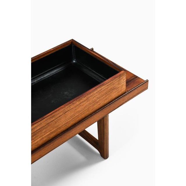 Torbjørn Afdal Bench or Side Table with Planter Box attributed to Torbjørn Afdal, 1960s For Sale - Image 4 of 5