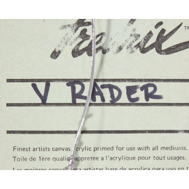 Paint Abstract Acrylic on Board Painting by Vern Rader For Sale - Image 7 of 7