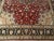 Vintage Tabriz Rug, Hand-Knotted Wool & Silk, Fine Floral Pattern, Burgundy & Navy, 10x13 For Sale - Image 14 of 18
