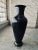Contemporary 1980s Postmodern Black Glass Floor Urn For Sale - Image 3 of 9