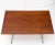 Brown Teak & Chrome Base Mid Century Danish Modern Petit Desk Console Writing Table For Sale - Image 8 of 12