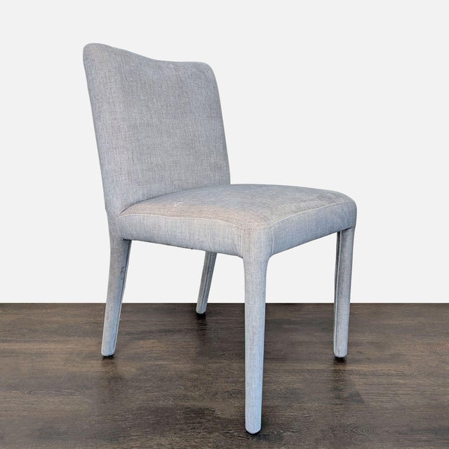Bow-tie curve and medium height back. Brand: New Pacific Direct. Original Price: $315. Dimensions (in): 20W x 21D x 36H.