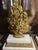 Victorian 1850s Cornelius Style Brass Floral Basket Girandole Mantel Lamps - Pair For Sale - Image 3 of 11