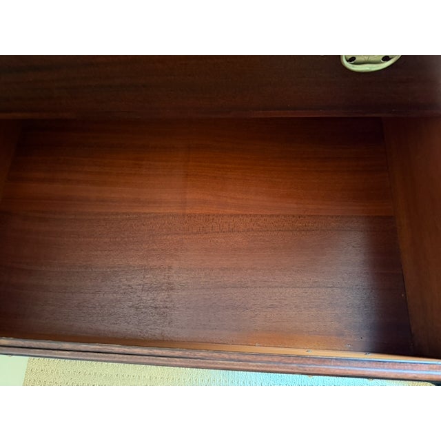 Antique Chippendale Solid Mahogany Highboy Dresser by Northern Furniture Co For Sale - Image 15 of 18