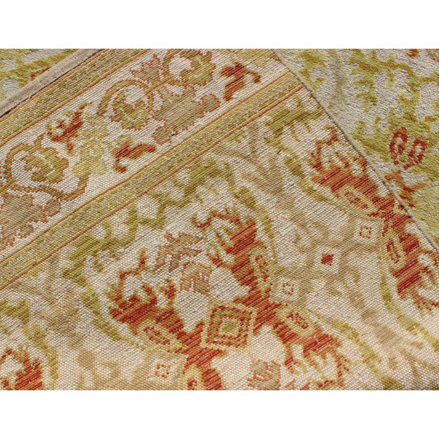 Textile 1920s Antique Spanish Runner Rug - 3′10″ × 14′ For Sale - Image 7 of 8