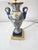 Late 20th Century Frederick Cooper Style Exquisitely Unique Urn/Vase Style With Handles Blue, Yellow and White...